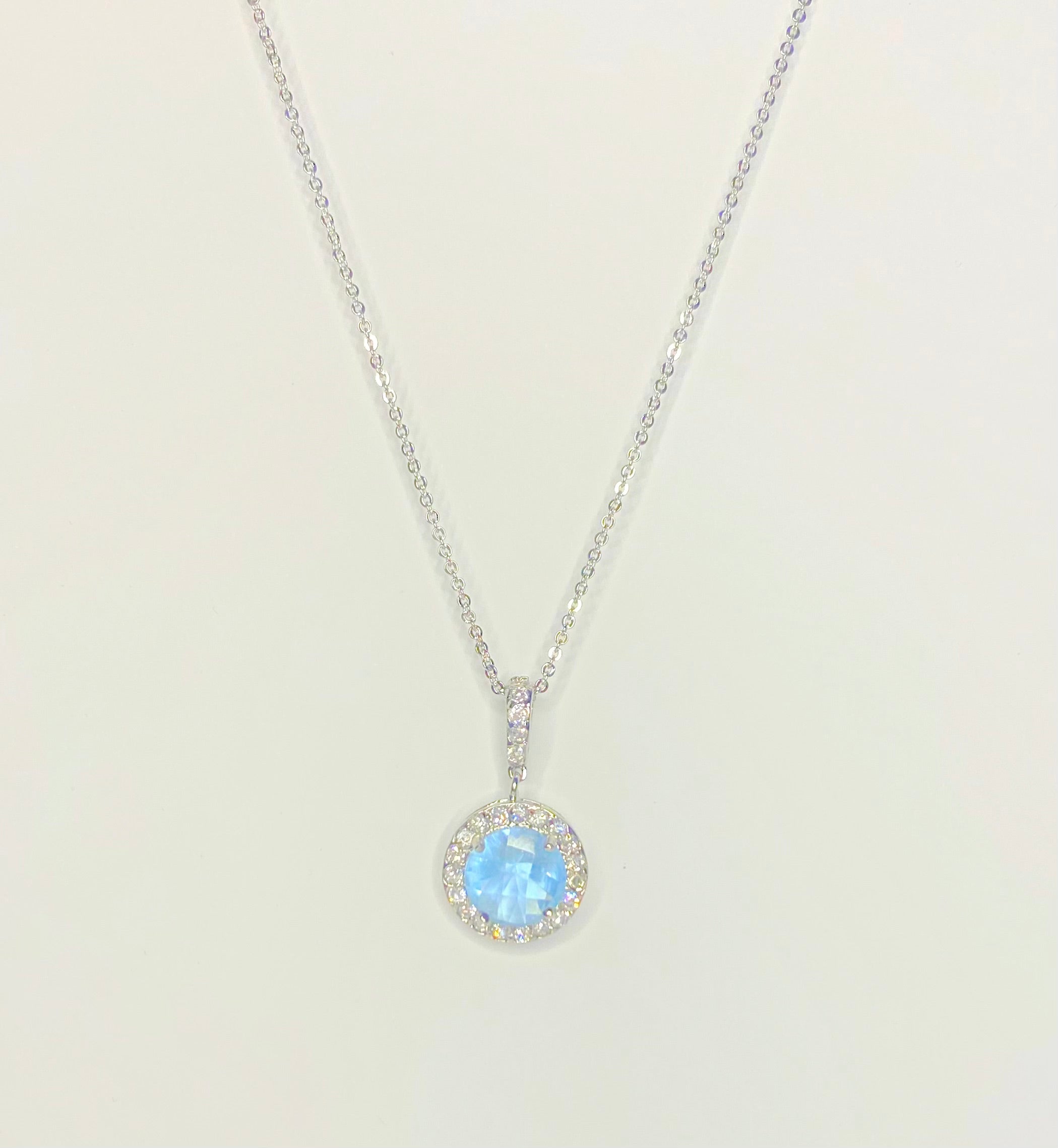 Ice Turquoise Silver necklace