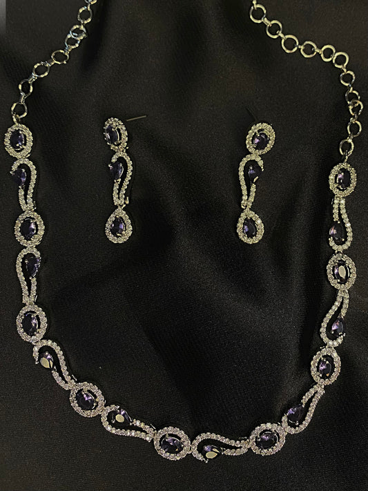 Plum Silver Set